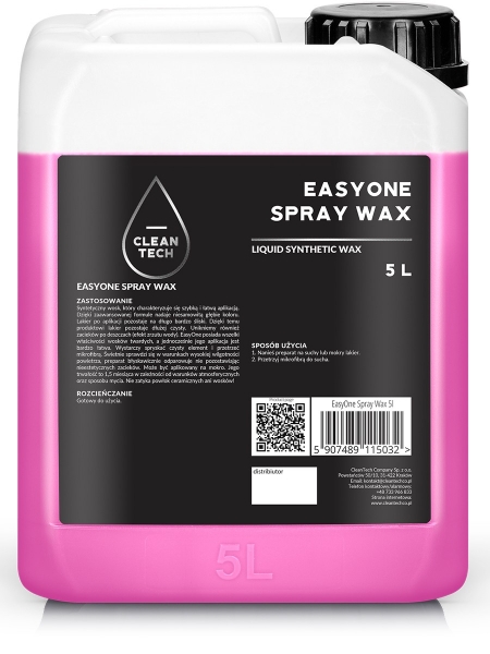 CleanTech EasyOne Spray Wax 5L