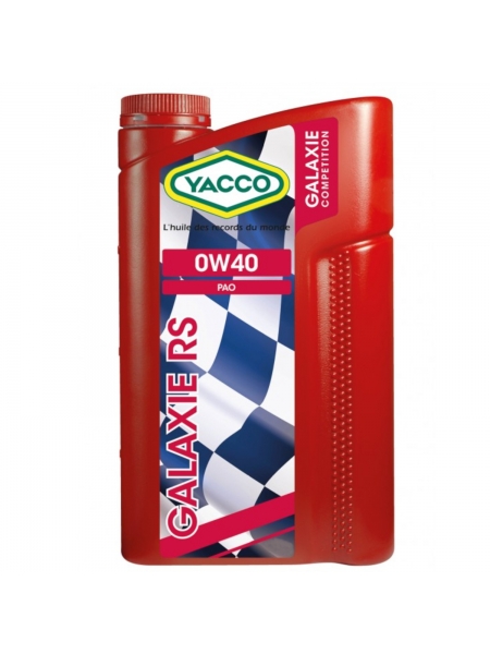 Yacco Galaxie RS 0W40 - Syntetyczny olej silnikowy 1L