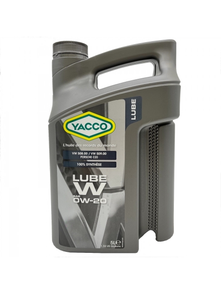 Yacco Lube W 0W20 - Syntetyczny olej silnikowy 5L