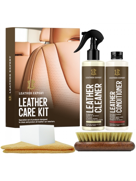 Leather Expert Car Leather Care Kit 2x250ml