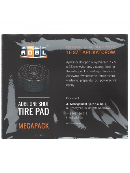 ADBL One Shot Tire Pad Megapack 10pcs