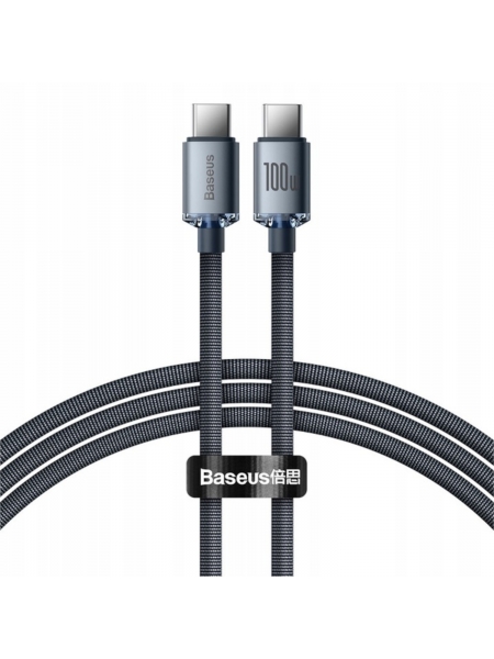 Baseus Kabel USB typ C - USB typ C Baseus 1,2 m czarny