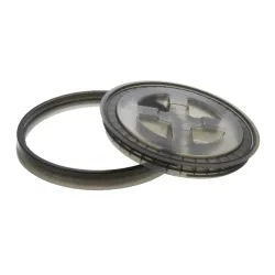 ChemicalWorkz Ultra Clear Cross Lid Grey