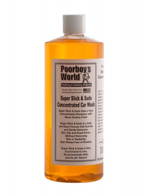 Poorboy's World Super Slick & Suds Concentrated Car Wash 946ml