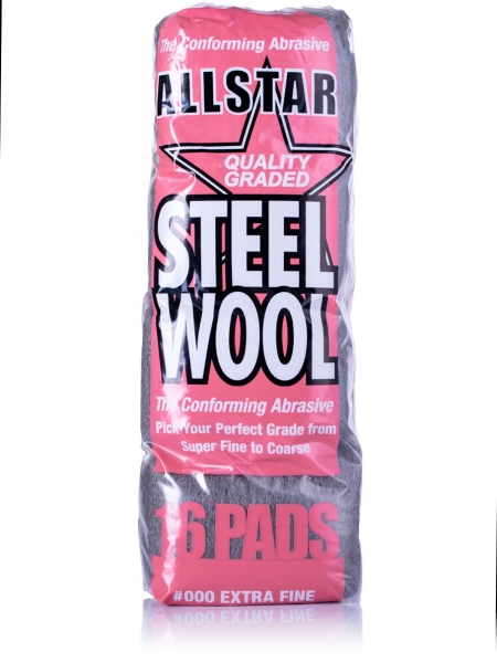 Wełna Stalowa DS Steel Wool Pads 000 Extra Fine