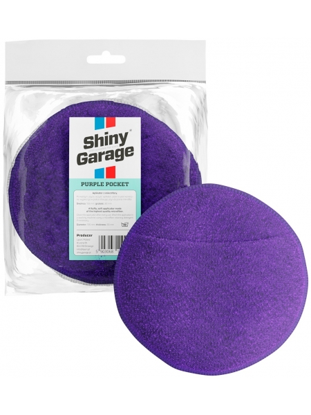 Shiny Garage Purple Pocket Micorfiber Applicator 13.5x3cm